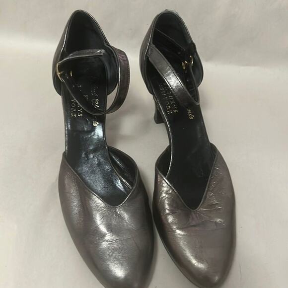 ROBERT CLERGERIE  POUR BARNEY NEWYORK LEATHER‎ SHOES SIZE 7.5 - Picture 1 of 4